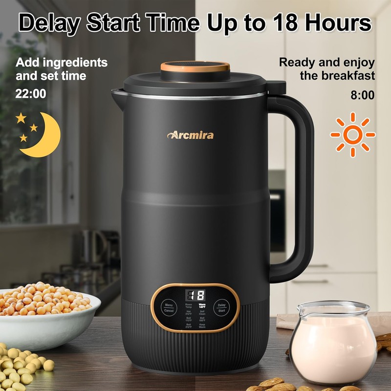 8 in 1 Nut Milk Maker, 8 Blade 35oz Homemade