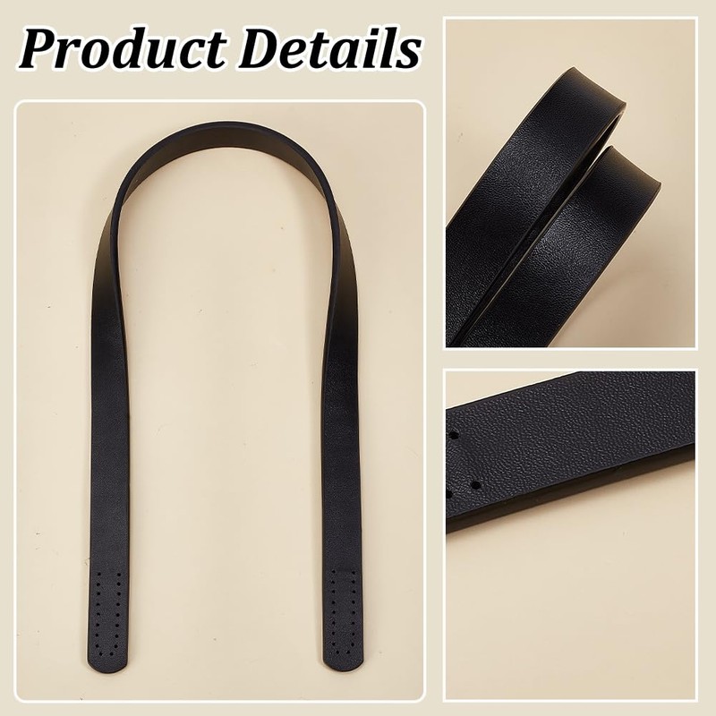 PH PandaHall 2 Pcs Length 24.3 inches (618 mm) Leather