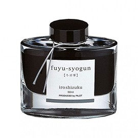 Pilot Iroshizuku Fountain Pen Ink - 50 ml Bottle - Fuyu-syogun Winter Shogun (Light Cool Gray) (japan import)