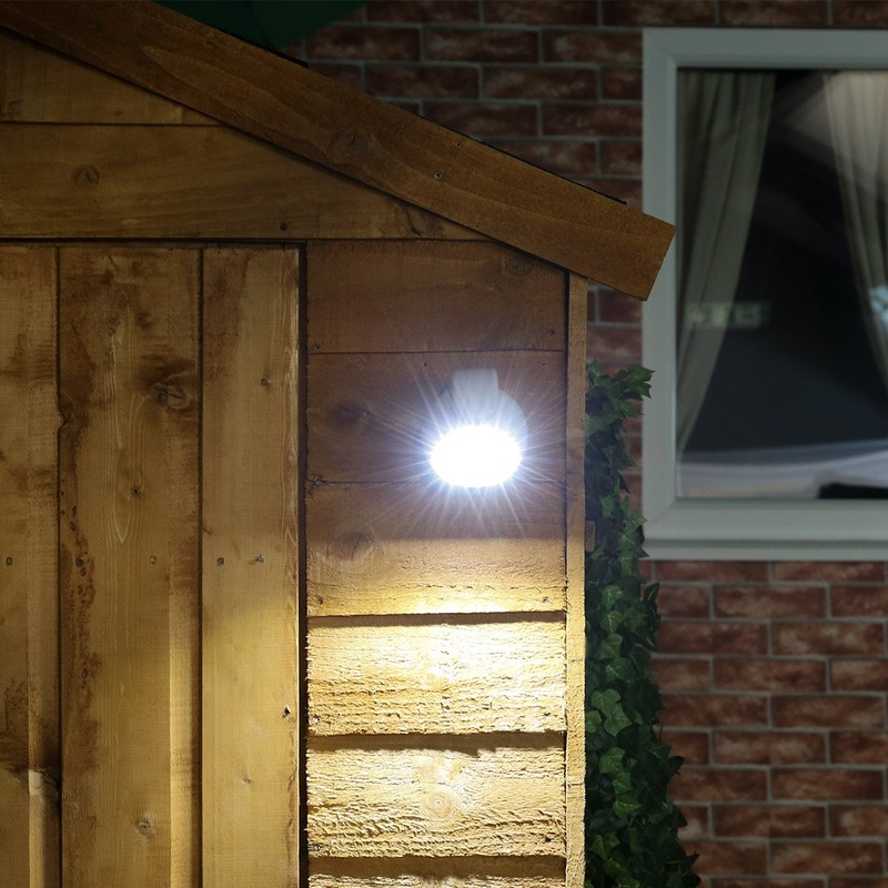 Rundleuchte verstellbar 360°, 10 LEDs weiß, Bewegungsmelder, innen/außen