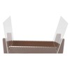 Vinyl Record Storage Holder Wooden Acrylic Multifunctional Retro Vinyl Record