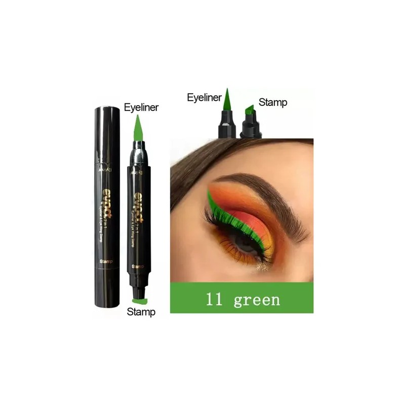 Cuidado Facial Delineador Sello Waterproof Indeleble 2pzs F