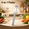 3PCS 4 in 1 Stainless Steel Peeler,4 in 1 Multi-Functional