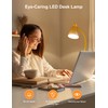 BOHON LED Desk Lamp with USB Charging Port, 3 Color