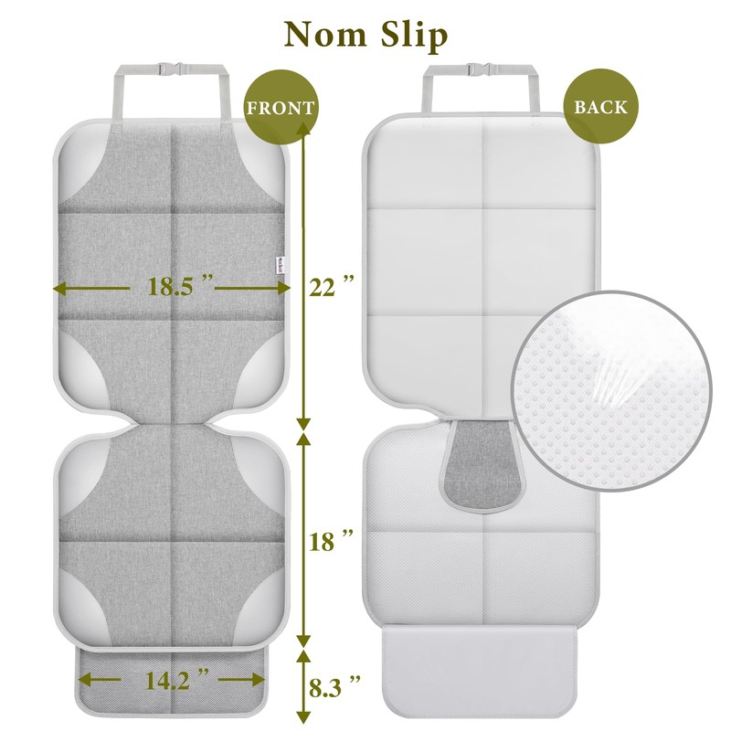 Meolsaek Car Seat Protector, 600d Fabric Waterproof Car Seat Cover