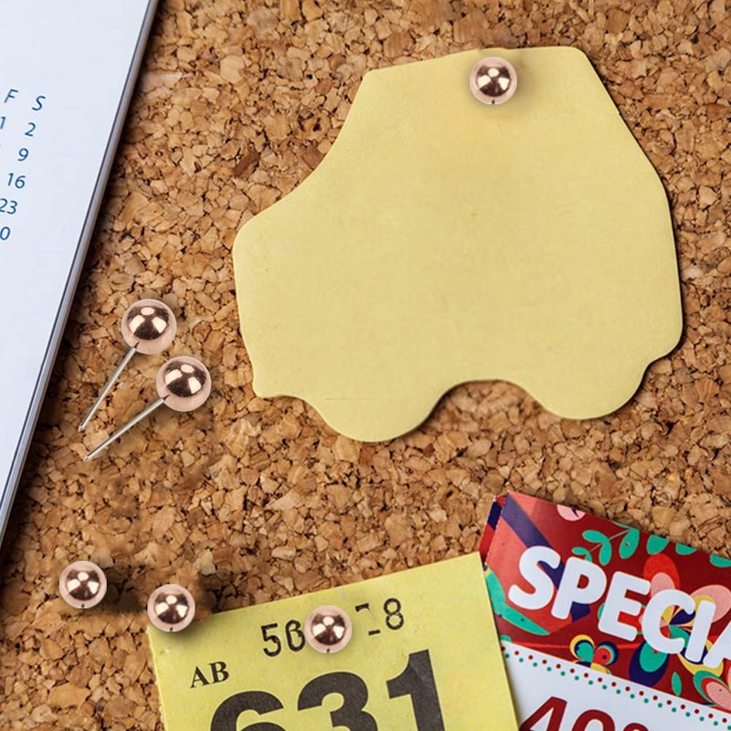 Map Tacks Push Pins Round Plastic Head Tacks Pushpin Marking
