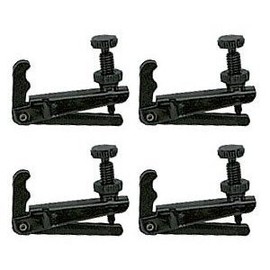 Wittner Violin Adjuster L Shape, Black, 902-3x1, 904-044x3 (Set of 4)