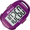 3DActive 3D-FitBud Simple Pedometer with Clip and Lanyard A420S (Plum)