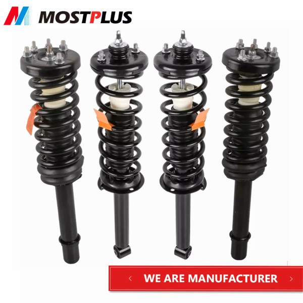 MOSTPLUS Set(4) Complete Shock Struts w/ Spring Assembly For 2003-2007