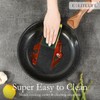 ESLITE LIFE Nonstick Ceramic Frying Pan Skillet, Non-Toxic Egg Omelette