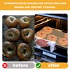 3 Pcs Bagel Boards for Baking Bagels, Pine Wood with