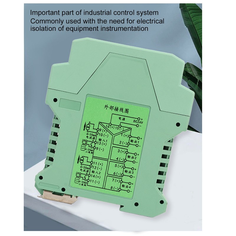 DC Signal Isolator 2 in 4 Out Current Transmitter 4‑20mA