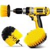 3 Pack Wheel Tire Rim Scrub Brush Wheel Cleaning Brush
