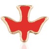 Needzo Holy Dove Red Enamel Lapel Pin, Confirmation Gifts and