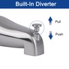 Tub Spout with Pull-Up Diverter, Bathroom Bathtub Faucet with Hex