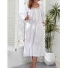 Viakeo 100% Cotton Nightgowns For Women Victorian Night Gown Long