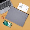 Document Bag, Pack of 5 A5 File Pockets with Zip,