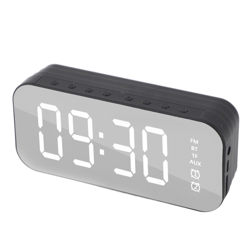 Bluetooth Speaker Alarm Clock Retro Small Multi Functional Desk Subwoofer