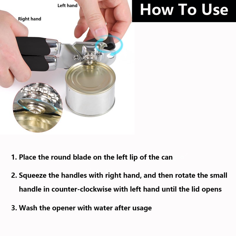 KYDLLF Left Handed Can Opener and bottle bottle openers, Lefty