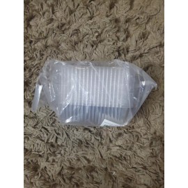 Unbranded 50 Nacho Cheese Tray Clear 2 Compartment