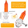 Mudder 100 Count Christmas Tree Lights Replacement Bulbs Mini Incandescent