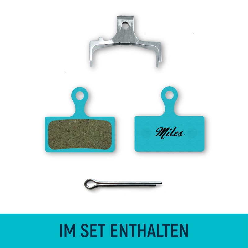 Miles Racing E-Bike Disc Brake Pads Semi-Metallic for Shimano XTR,