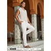 Willit Men's Linen Pants Beach with Pockets White 34W x
