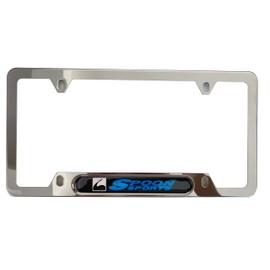 License Plate Frame Cover Holder Sport Chrome ForSpoon JDM Sport Truck Car Accessories 1PC