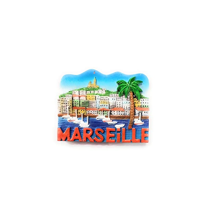 Marseille Le Vieux Port Magnet 7 x 6 cm
