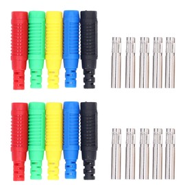 Lantern Banana Jack Socket 4 mm Female Banana Plug Brass Insulated Connector for Speaker Cable Set of 10