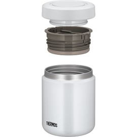 Thermos JBR-401 WHGY Vacuum Insulated Soup Jar, 13.5 fl oz (400 ml), White Gray