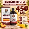 Multivitamínico Líquido Sabor Durazno Mango Bienestar Diario