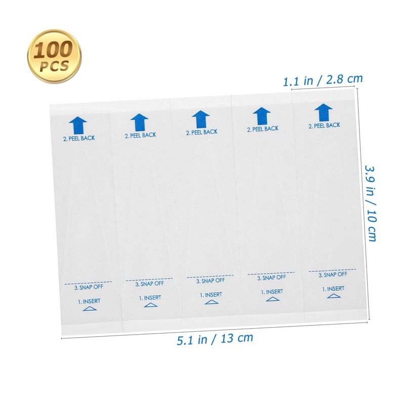 SAFIGLE 100pcs Disposable Thermometer Cover Safe Pe Material for Accurate