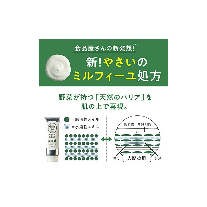 Hadamanma Yasai no Omakori UV Cream (Waterproof) SPF 50+ PA++++