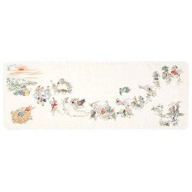 Koichi Yumoto Japanese Cotton Tenugui Tapestry Hand Towel Bento Cloth Yokai Monster Collection