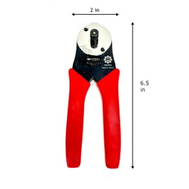 GIZWIZ DT Deutsch Closed Barrel D-Sub 4-Way Indent Ratchet Crimper AWG 20-26 DIN 0.5-0.14mm²