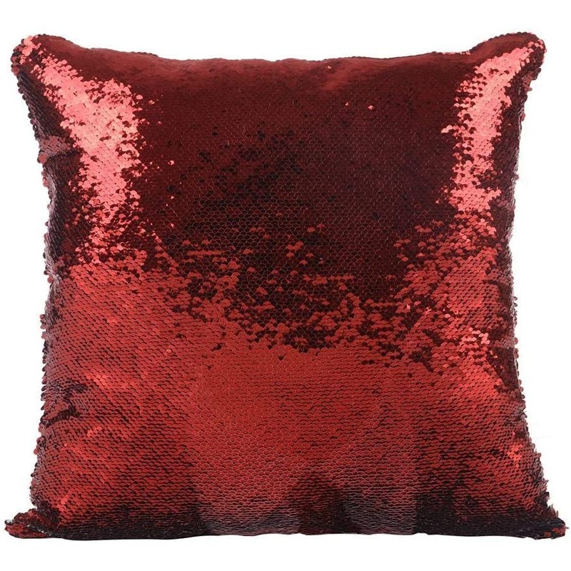 LydeLog Nicolas Sequin Cushion Cover Reversible Funny Gifts Decorative Pillow
