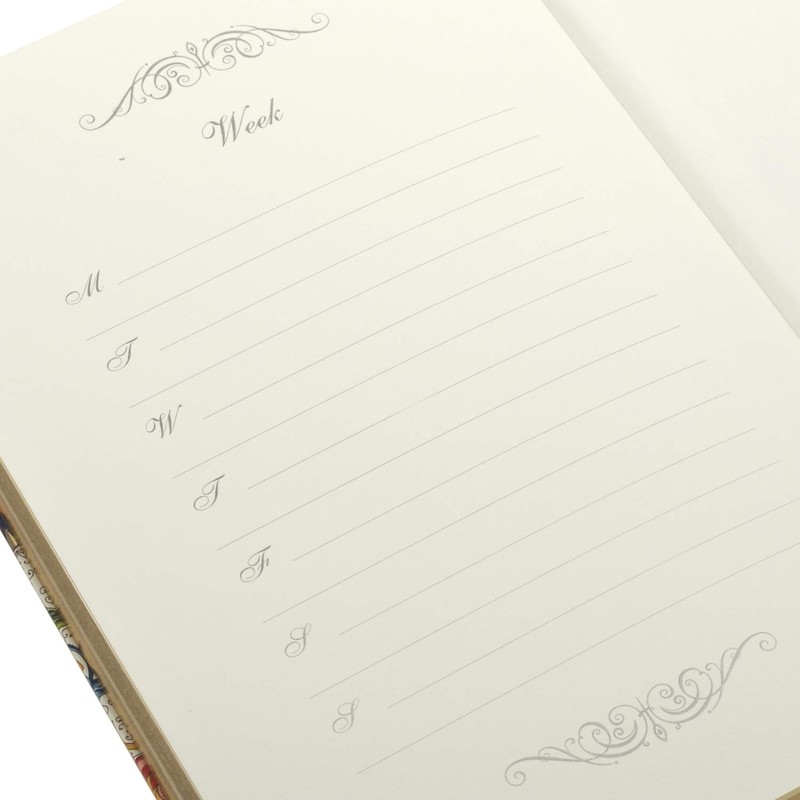 Rossi Handmade Notebook DIN A5 "Peacock Feathers" from Italy with