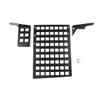 YIWANG Black Aluminum Alloy Car Trunk Storage Basket Organizer For