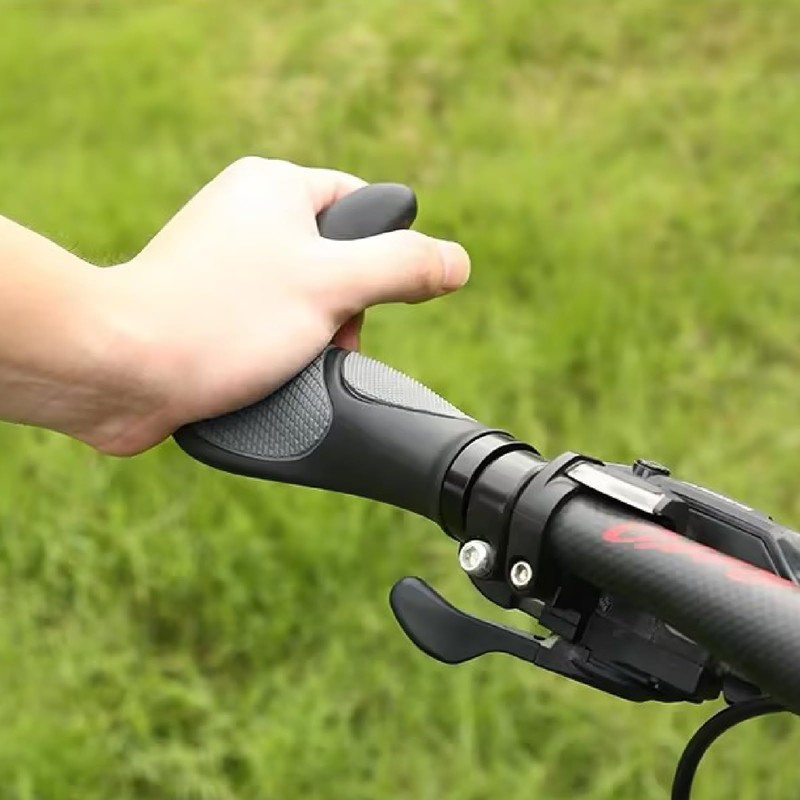 YAPJEB Bicycle Grip, Long Handle Grip, Anti-Slip, Shock Absorption, Fatigue