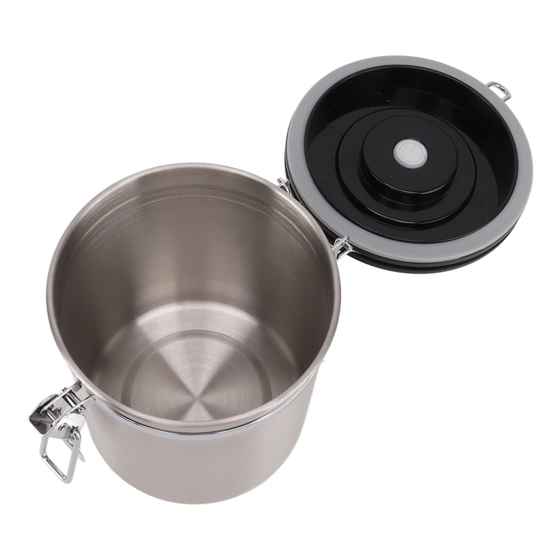1.5L Coffee Canister Coffee Container with Scoop Date Tracker Stainless