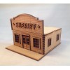 AtomicLaserCutDesigns.com Sheriffs Office 28mm Terrain Old West Tombstone Desperado Legends