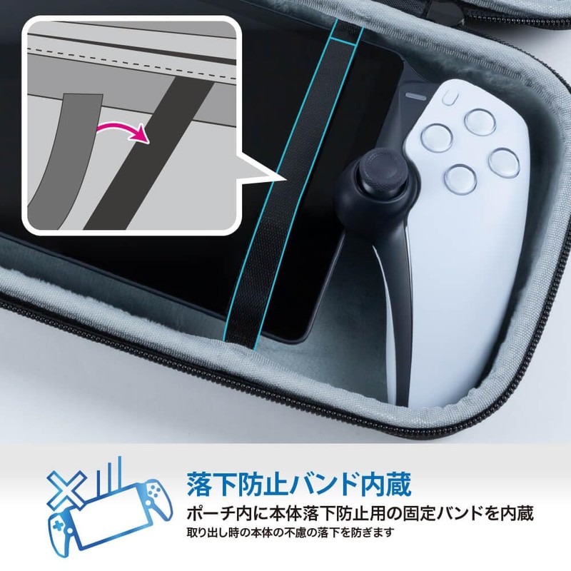 アンサー PS Portal用 プロテクトポーチEVA ブラック ANS-PSV034BK
