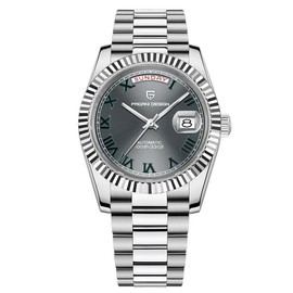 RollsTimi Pagani Design Men's Watch DD40 PD-1783 Luxury Men's Automatic Rose Gold NH36A Movement 10Bar Sapphire Crystal Date Display (Gray-A)