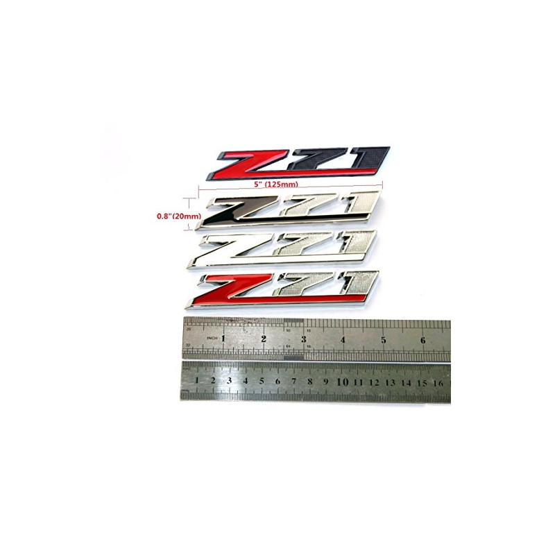Yoaoo 1x OEM Red Grille Z71 Emblem Badge Compatible with