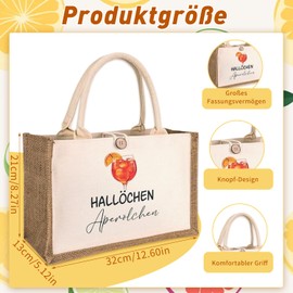 Aperol Geschenk Tasche, Jutetasche für Frauen, Ehefrau, Freundin, Aperol Tasche ist Perfekt zum Shopper, als Strandtasche oder als Geschenk, 32×21×13cm