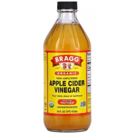 Bragg 2 PACK - Bragg Organic Apple Cider Vinegar with The Mother, Raw 16 oz Each