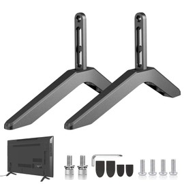 TV Stand, TV Legs Replacement for Smart 28" 32" 40" 43" 49" 50" 55" 60" 65" Table Top TV Base Holds Up to 80 lbs