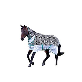 Shires Tempest Original Zebra ZEB-TEK Horse/Pony Fly Combo Rug, 5.0, Zebprt