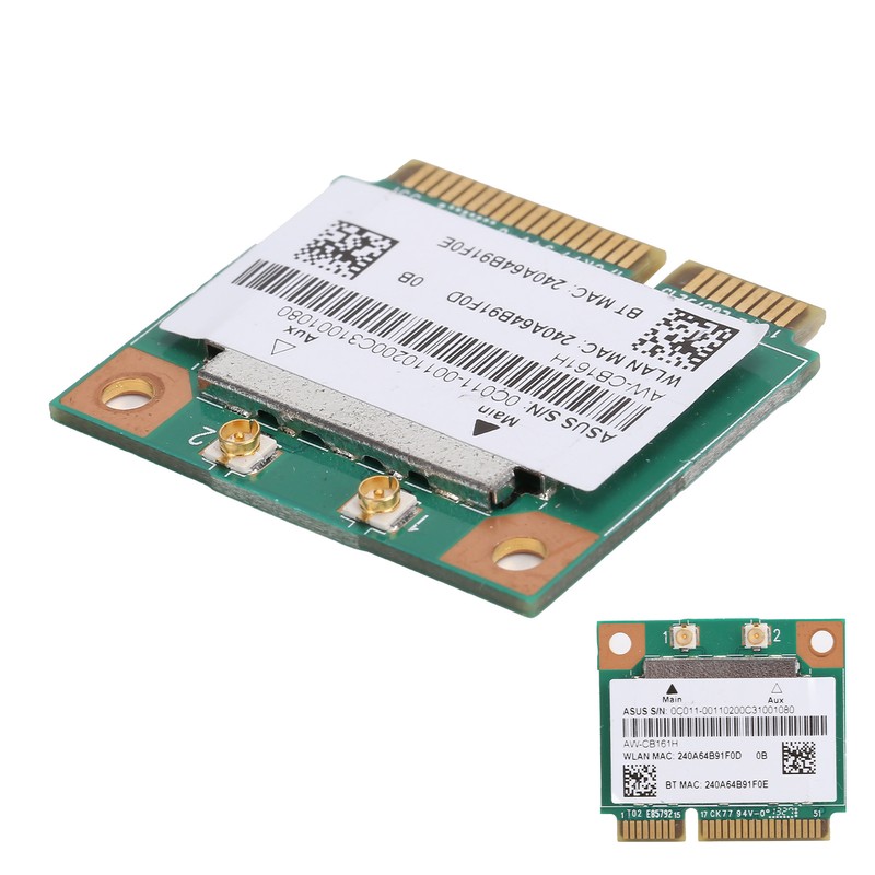Wifi Module Mini PCIE 2.4/5.0GHz Bluetooth 4.0 AWCB161H 433Mbps 802.11a/B